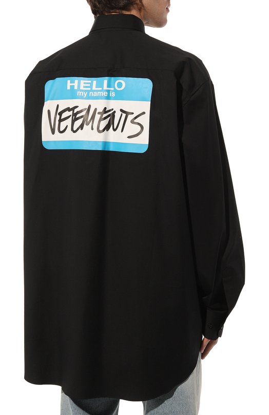 фото Хлопковая рубашка vetements