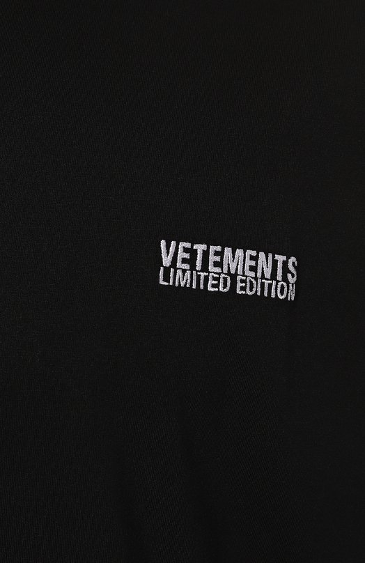 фото Хлопковая футболка vetements