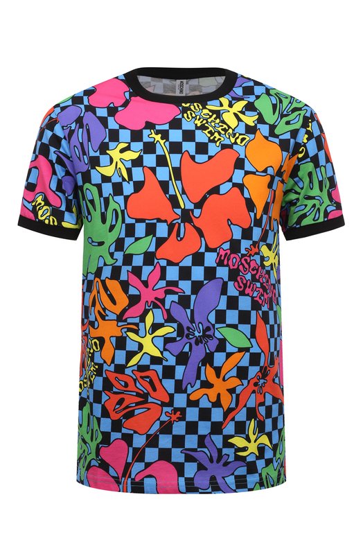фото Хлопковая футболка moschino