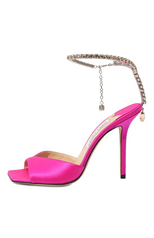 фото Текстильные босоножки saeda 100 jimmy choo