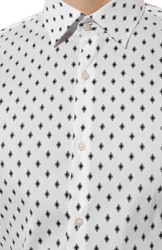 фото Хлопковая рубашка hugo