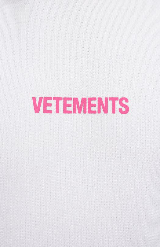 фото Хлопковое худи vetements