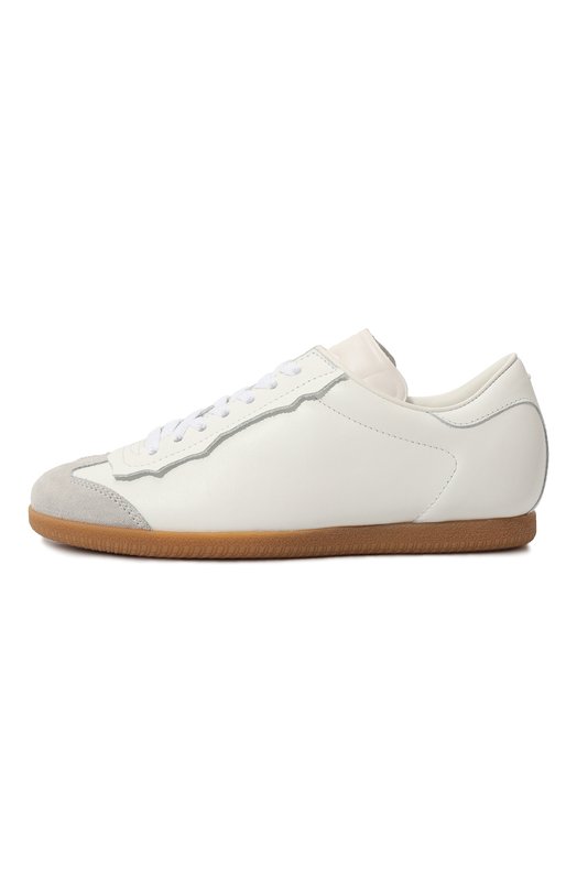 фото Кожаные кеды feather maison margiela