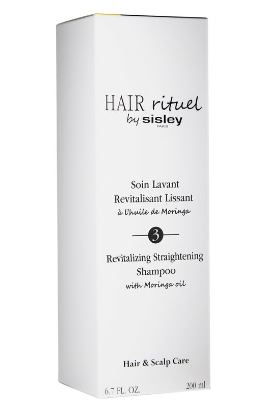 фото Выпрямляющий шампунь для волос с маслом моринги (200ml) hair rituel by sisley