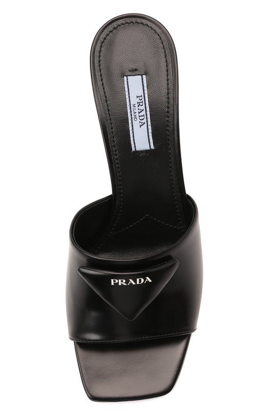 фото Кожаные мюли prada