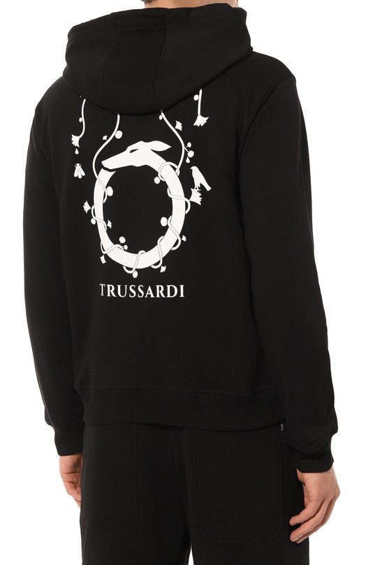 фото Хлопковое худи trussardi