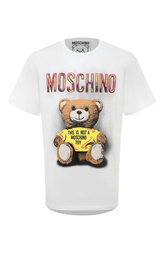 фото Хлопковая футболка moschino