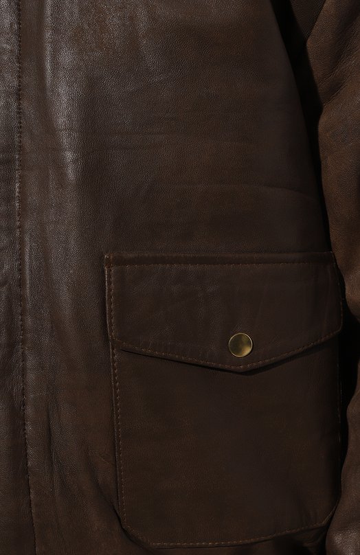 фото Кожаный бомбер unique as duck