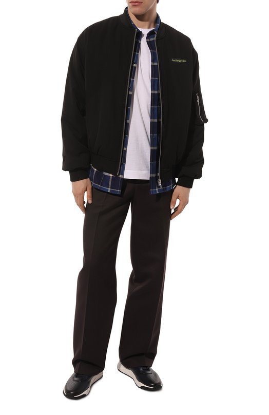 фото Кожаные кроссовки santoni