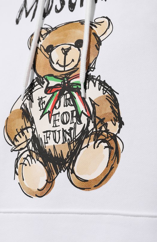 фото Хлопковое худи moschino