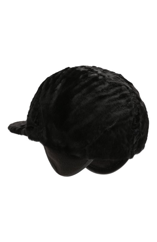 фото Бейсболка из меха и кожи furland