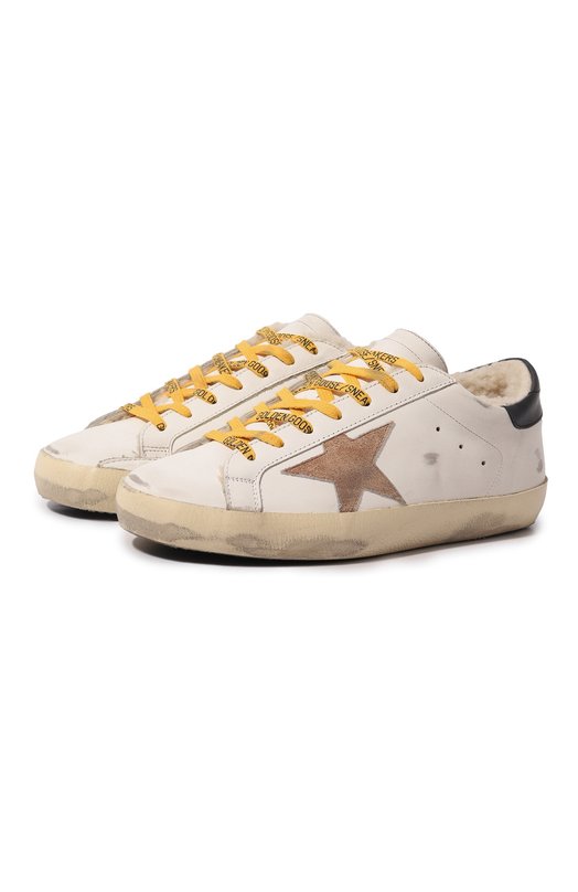 фото Кожаные кеды superstar golden goose deluxe brand