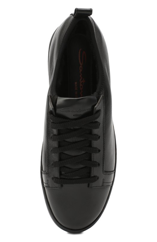 фото Кожаные кеды santoni