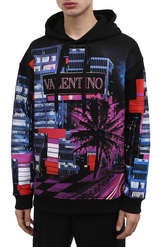 фото Хлопковое худи valentino