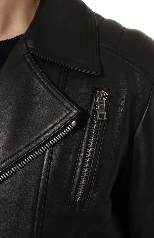 фото Кожаная куртка balmain
