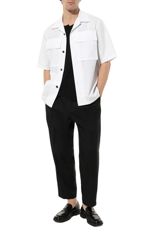 фото Хлопковая рубашка jil sander