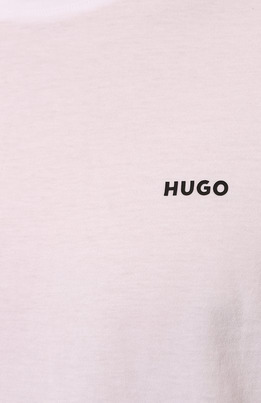 фото Хлопковая футболка hugo