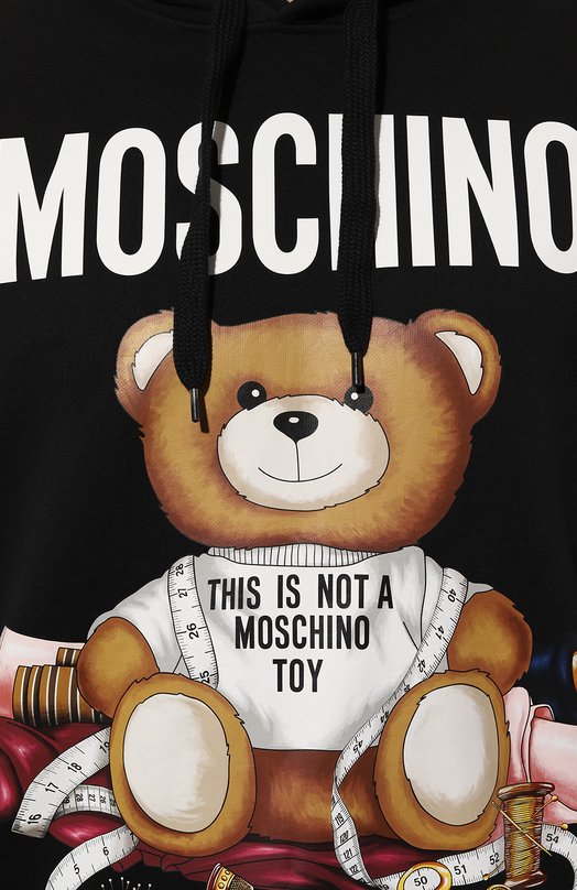 фото Хлопковое худи moschino