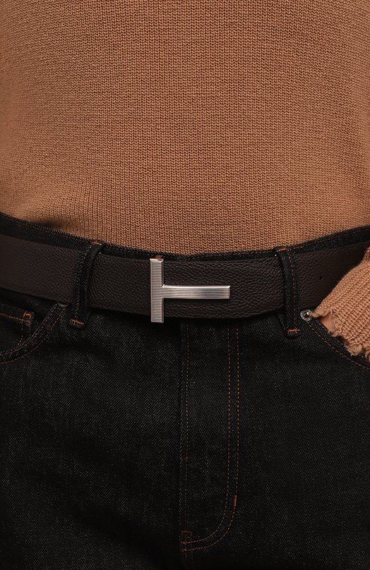 фото Кожаный ремень tom ford