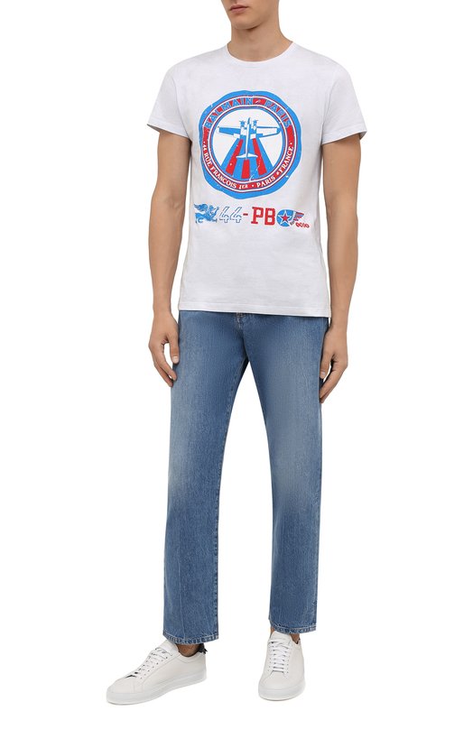 фото Хлопковая футболка balmain