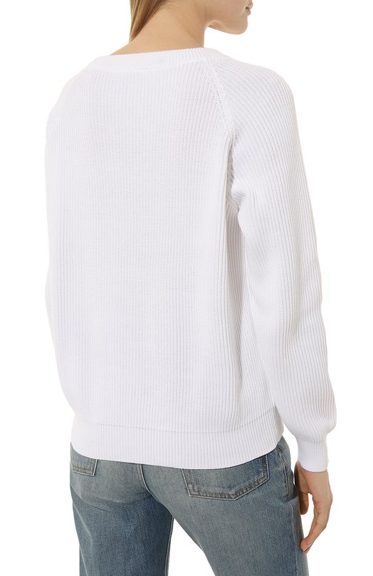 фото Хлопковый пуловер brunello cucinelli