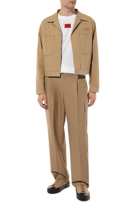 фото Хлопковая футболка hugo