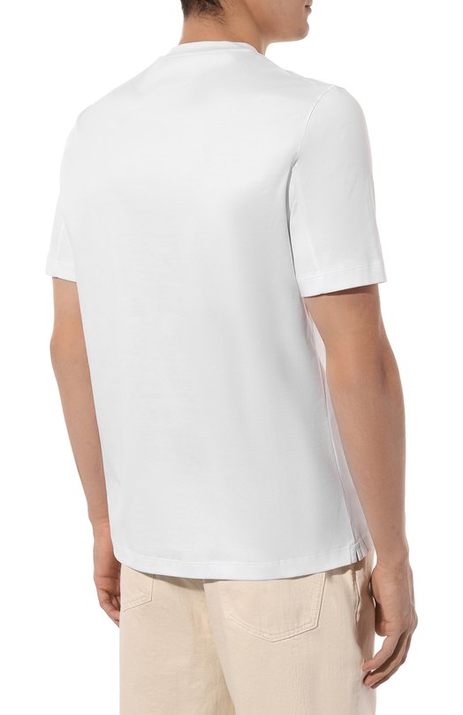 фото Хлопковая футболка brunello cucinelli