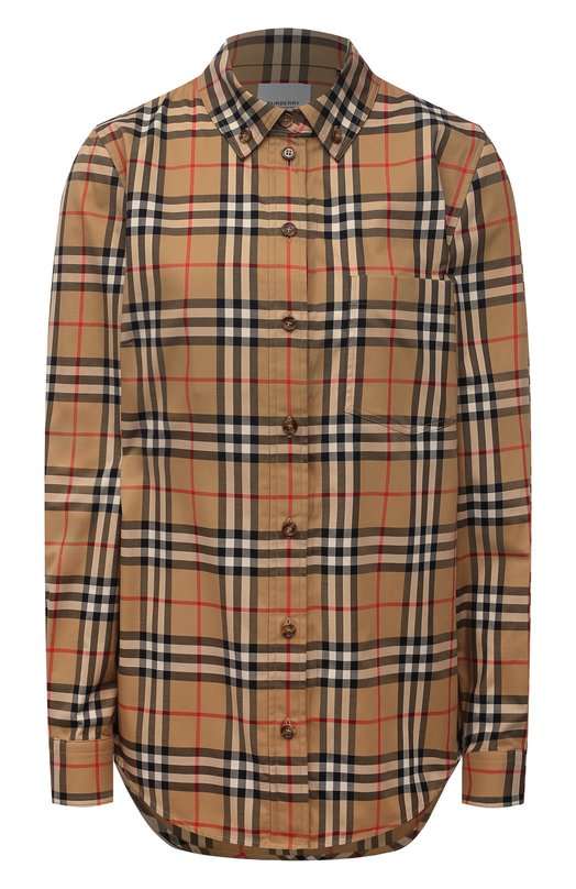 фото Хлопковая рубашка burberry
