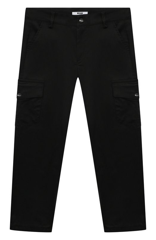 Хлопковые брюки-карго MSGM kids