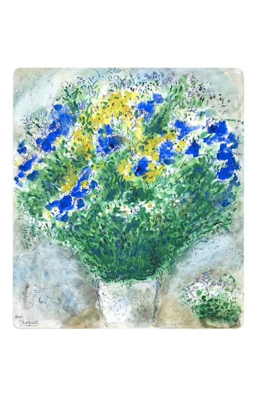 фото Блюдо les bouquets de fleurs de marc chagall bernardaud