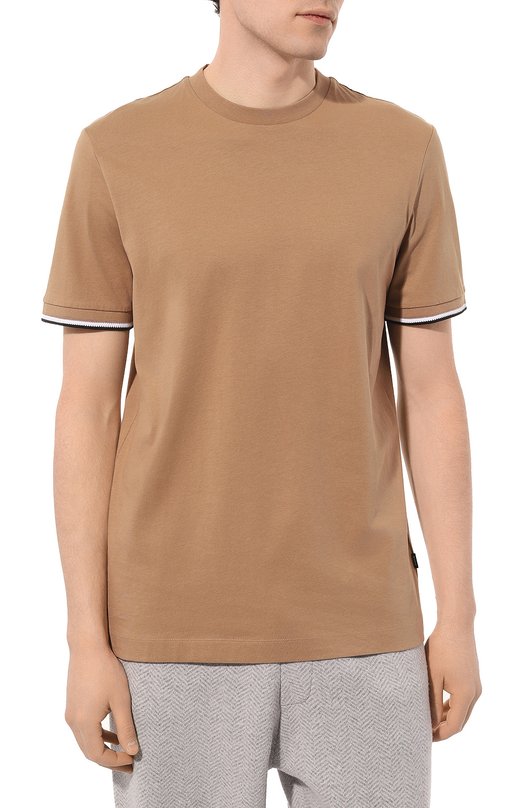 фото Хлопковая футболка boss