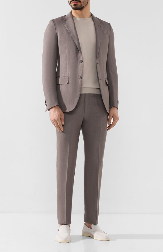 фото Костюм из смеси шерсти и льна ermenegildo zegna