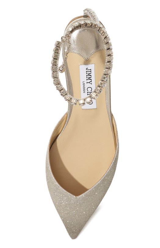 фото Текстильные балетки saeda jimmy choo