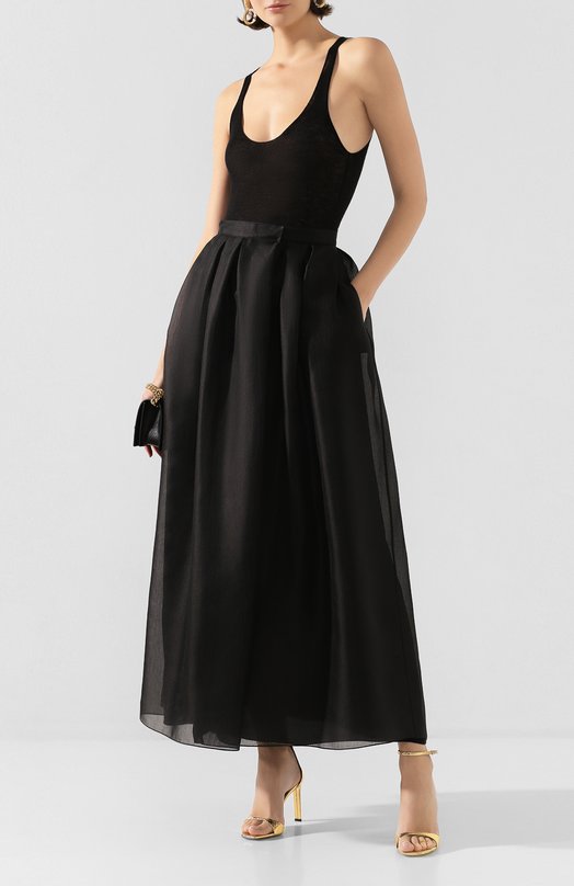 фото Юбка из шелка и хлопка giorgio armani