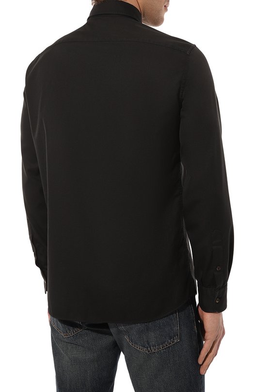 фото Хлопковая рубашка brunello cucinelli