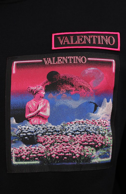 фото Хлопковое худи valentino