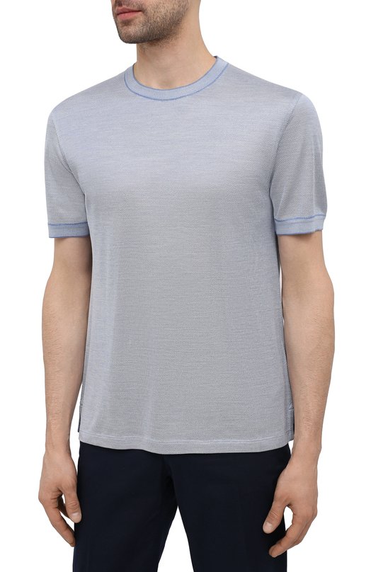 фото Шелковая футболка ermenegildo zegna