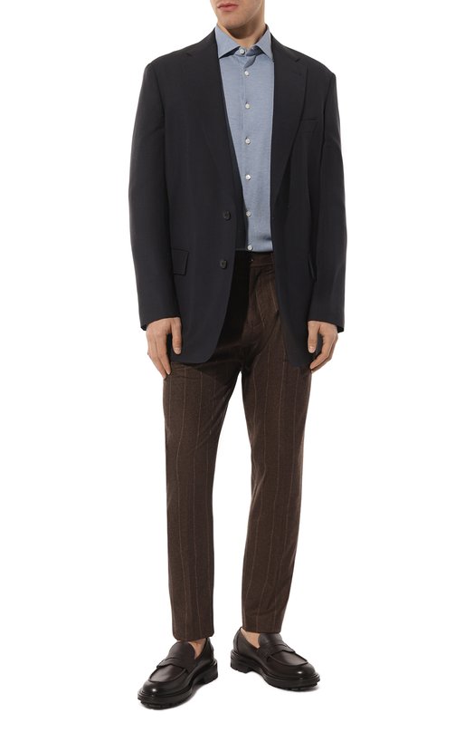 фото Хлопковая рубашка ermenegildo zegna