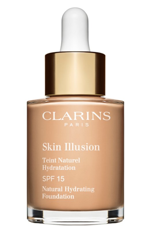 фото Увлажняющий тональный крем skin illusion spf15, 108.3 (30ml) clarins