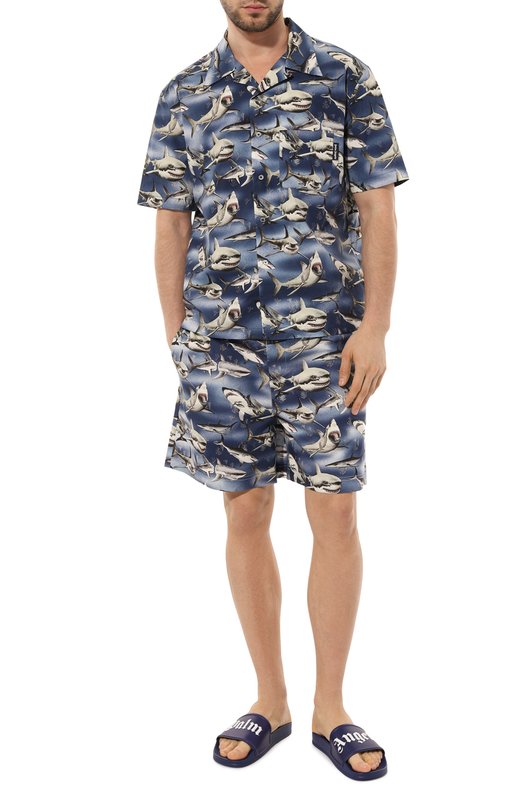 фото Хлопковая рубашка palm angels