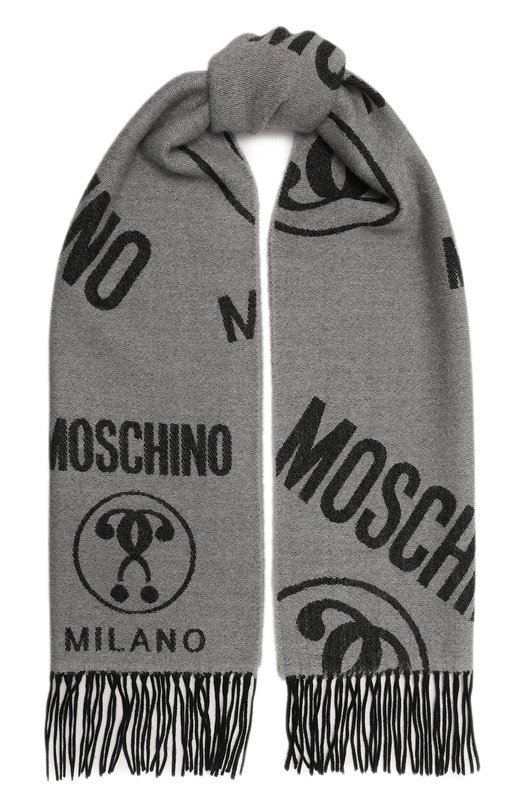 фото Шерстяной шарф moschino