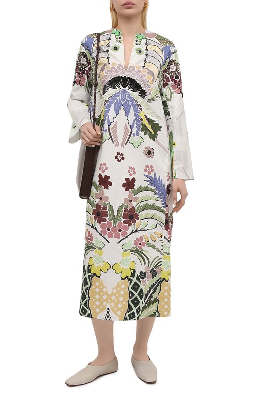 фото Хлопковое платье valentino