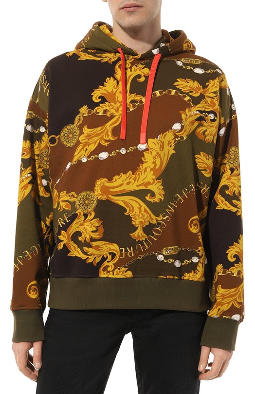 фото Хлопковое худи versace jeans couture