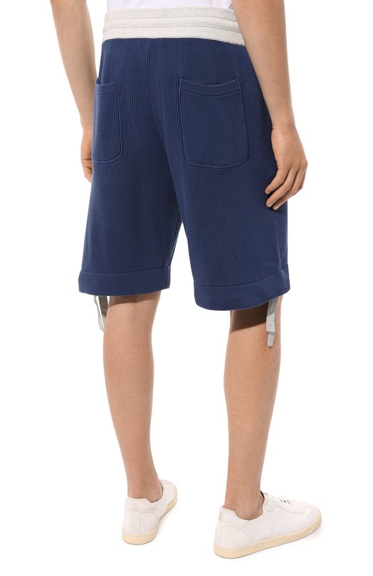 фото Хлопковые шорты brunello cucinelli