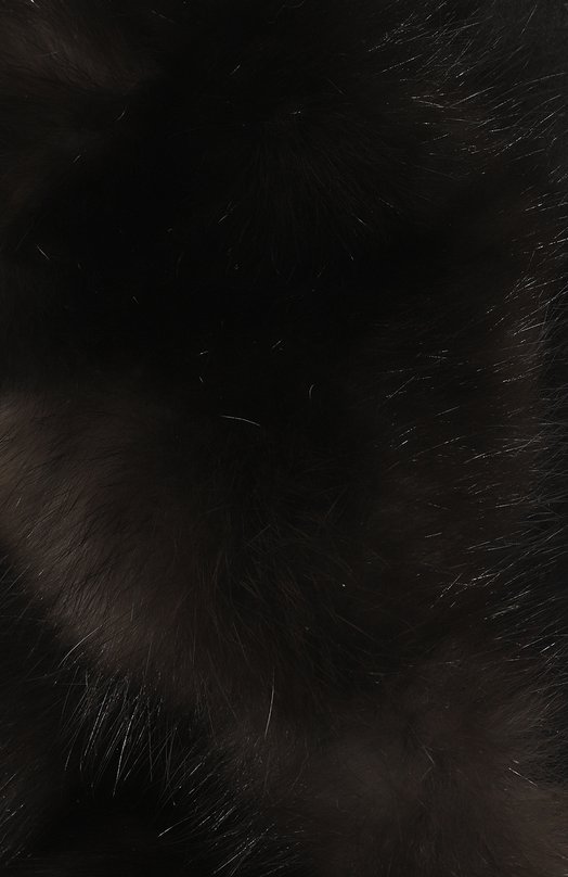 фото Шапка-ушанка из меха соболя black sable