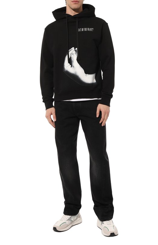 фото Хлопковое худи diego venturino