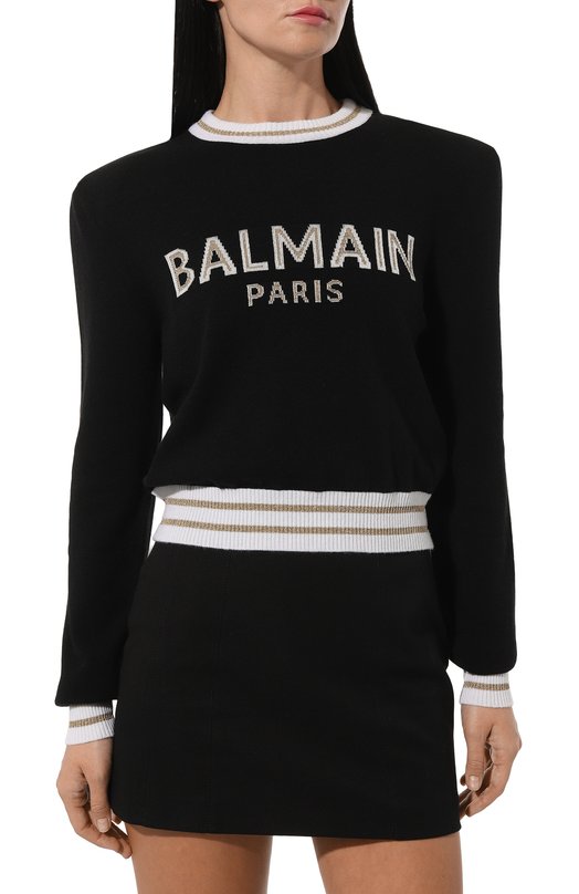 фото Пуловер из шерсти и кашемира balmain