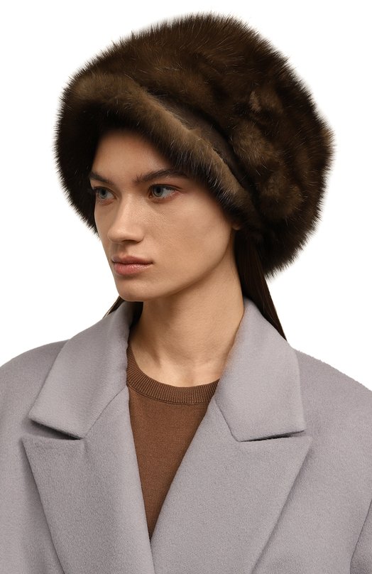 фото Шапка из меха соболя furland