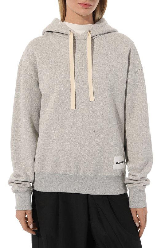 фото Хлопковое худи jil sander