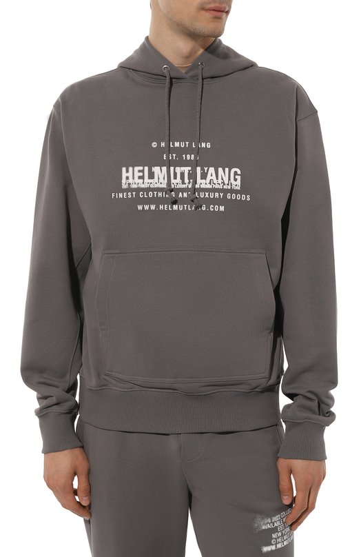 фото Хлопковое худи helmut lang